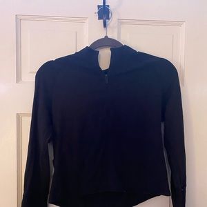 Lululemon quarter zip cropped running jacket